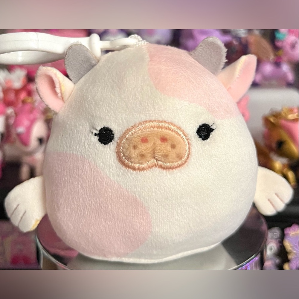 Malia the Pink Sea Cow 3.5" Squishmallow Clip